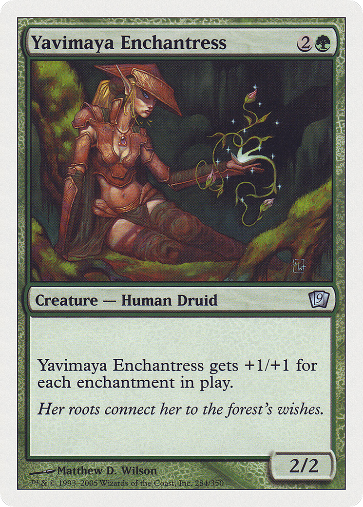 Yavimaya Enchantress (9ED-284) - 9th Edition Foil