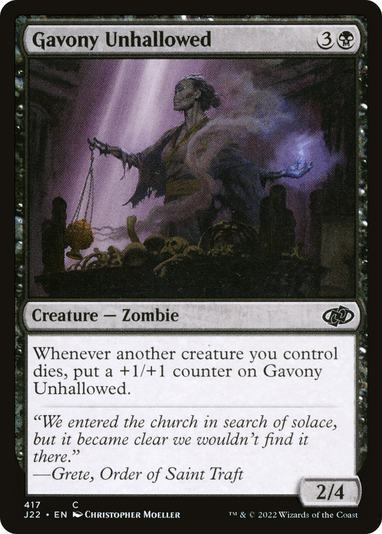 Gavony Unhallowed [J22 - 417]