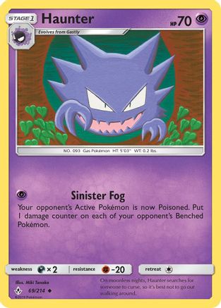 Haunter 069/214  SM  Unbroken Bonds - Uncommon