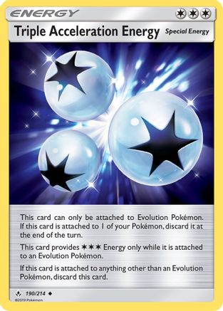 Triple Acceleration Energy [SM10 - 190/214]