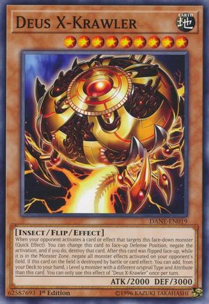 Deus X-Krawler (DANE-EN019) - Dark Neostorm 1st Edition