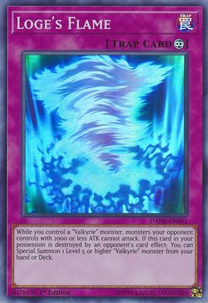 Loge's Flame (DANE-EN091) - Dark Neostorm 1st Edition