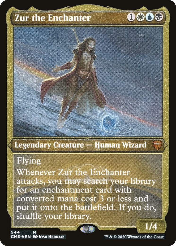 Zur the Enchanter (Foil Etched) [CMR - 544]