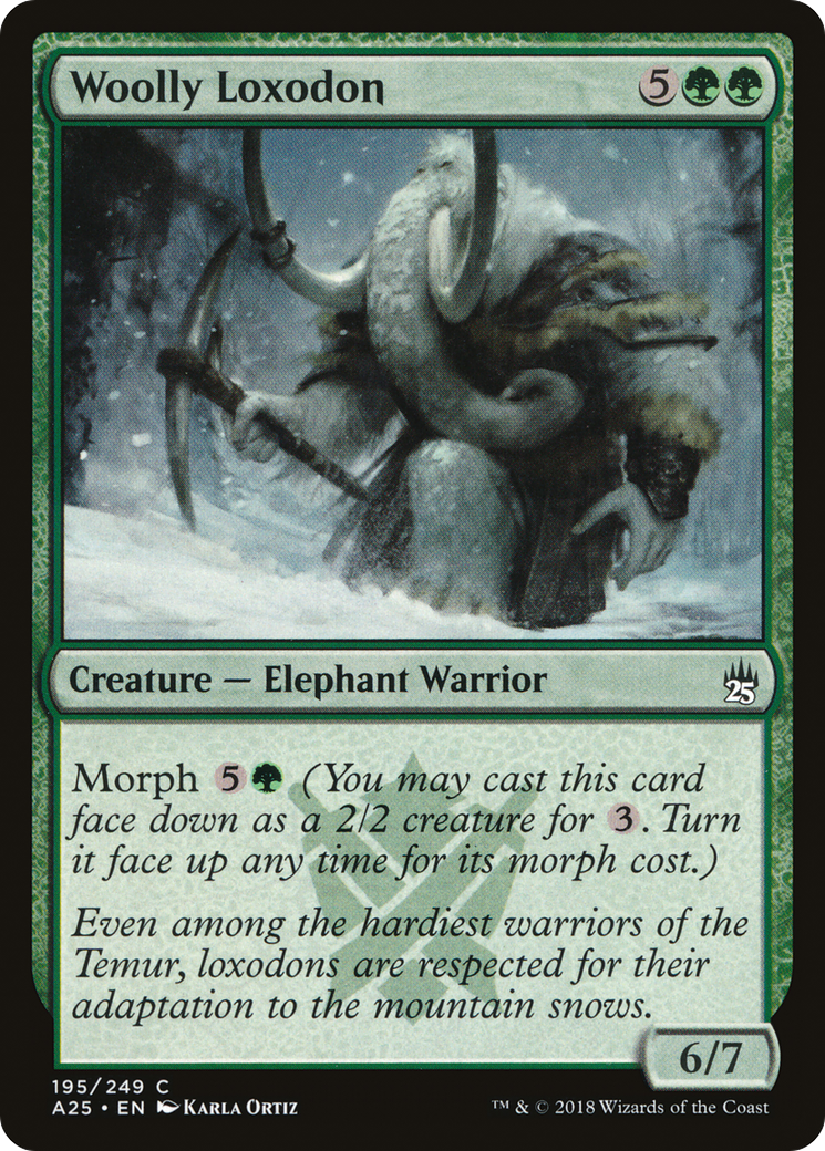 Woolly Loxodon [A25 - 195]