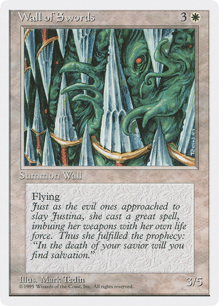 Wall of Swords [4ED - N/A]