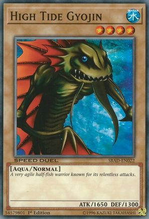 High Tide Gyojin (SBAD-EN022) - Speed Duel: Attack from the Deep 1st Edition