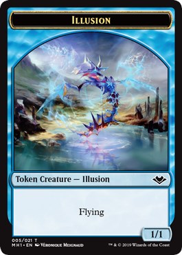 Illusion // Elemental (009) Double-Sided Token [MH1 - 5 // 9]