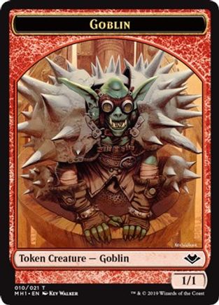 Goblin // Rhino Double-sided Token (MH1-10 // 13) - Modern Horizons