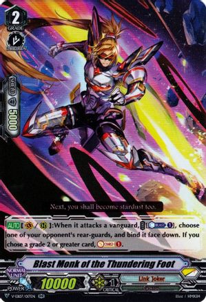 Blast Monk of the Thundering Foot (V-EB07/017EN) - V-EB07: The Heroic Evolution