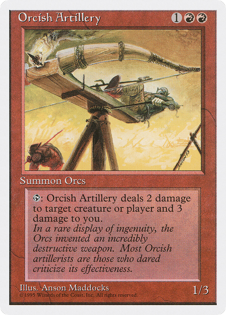 Orcish Artillery [4ED - N/A]