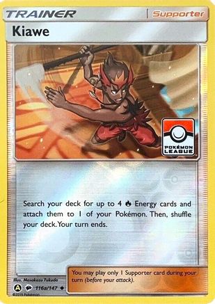 Kiawe - 116a/147 (Pokemon League) [PR - 116a/147]