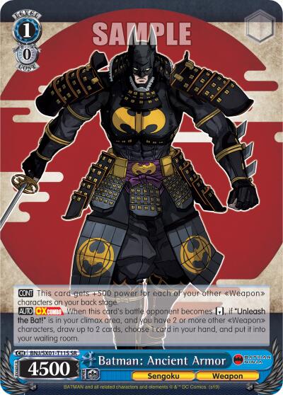 Batman: Ancient Armor (SR) [BNJ/SX0 - BNJ/SX01-T11S SR]