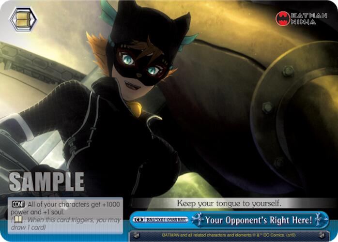 Your Opponent's Right Here! (RRR) [BNJ/SX0 - BNJ/SX01-098R RRR]
