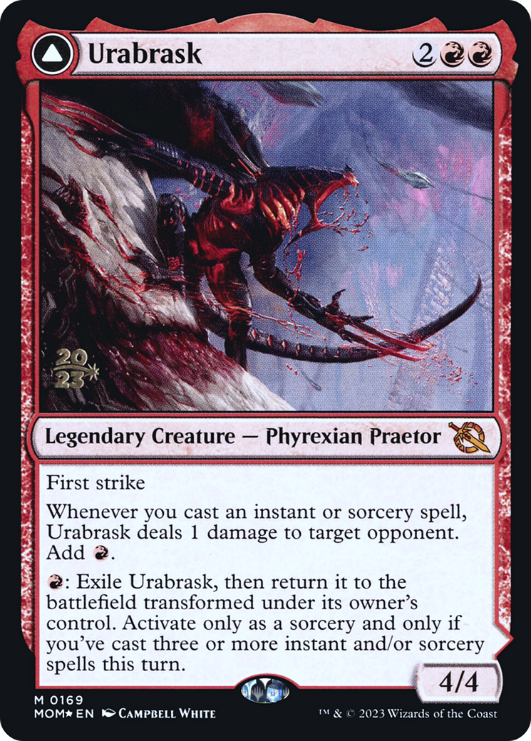 Urabrask (PRE-169S) - March of the Machine Promos Foil
