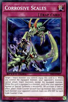 Corrosive Scales (SS03-ENB27) - Speed Duel Decks: Ultimate Predators 1st Edition