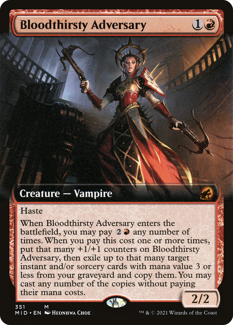Bloodthirsty Adversary (Extended Art) [MID - 351]