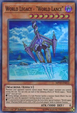 World Legacy - "World Lance" [MP19 - MP19-EN012]