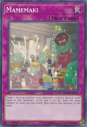 Mamemaki (MP19-EN052) - 2019 Gold Sarcophagus Tin Mega Pack 1st Edition