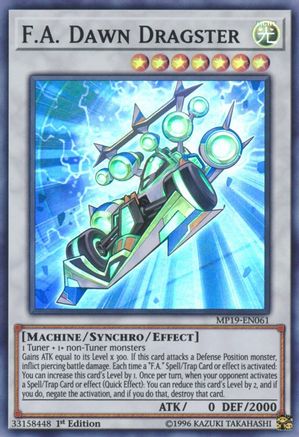 F.A. Dawn Dragster [MP19 - MP19-EN061]