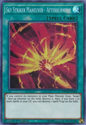 Sky Striker Maneuver - Afterburners! [MP19 - MP19-EN261]