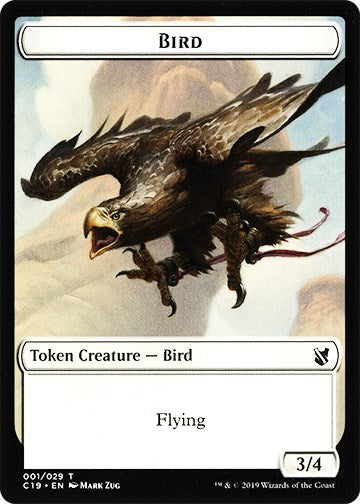 Bird (001) // Sculpture Double-Sided Token [C19 - 1 // 24]