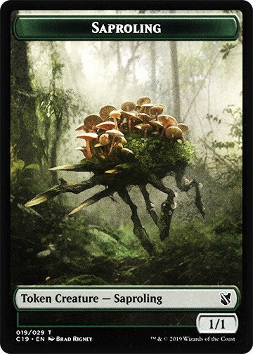 Saproling // Morph Double-Sided Token [C19 - 19 // 27]