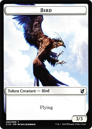 Bird (002) // Sculpture Double-Sided Token [C19 - 2 // 24]