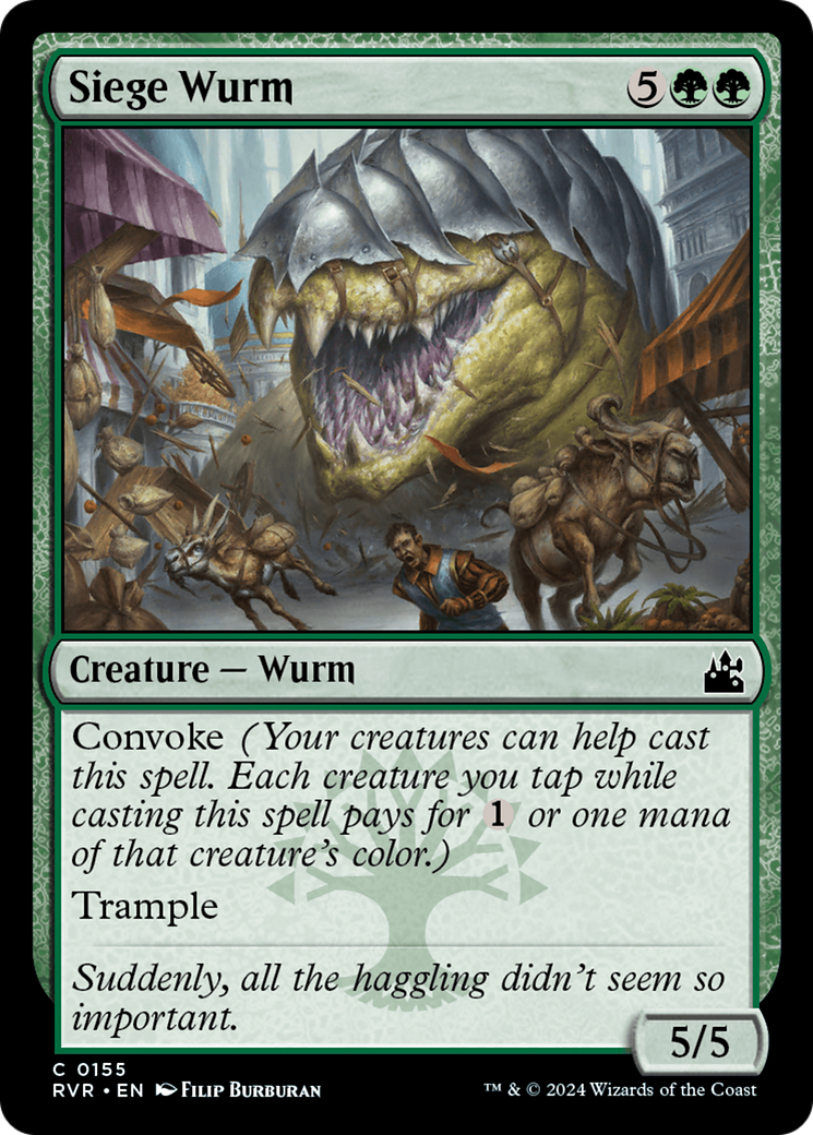 Siege Wurm [RVR - 155]