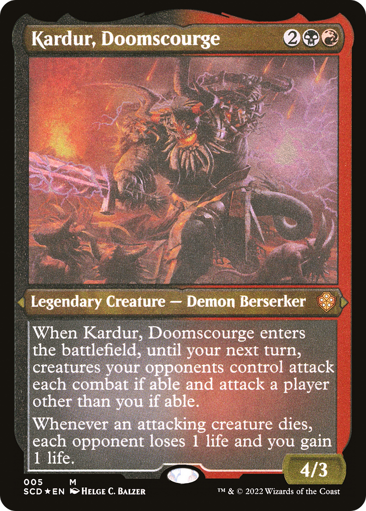 Kardur, Doomscourge (Foil Etched) [SCD - 5]