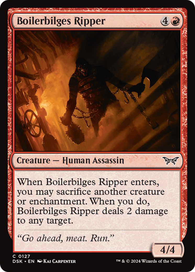 Boilerbilges Ripper (DSK-127) - Duskmourn: House of Horror