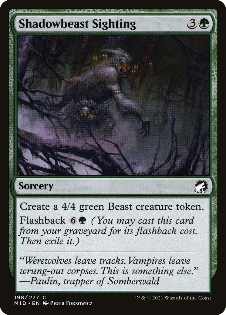 Shadowbeast Sighting [MID - 198]