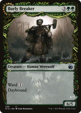 Burly Breaker (Showcase) (MID-299) - Innistrad: Midnight Hunt: (Showcase, Double Faced Transform) Foil