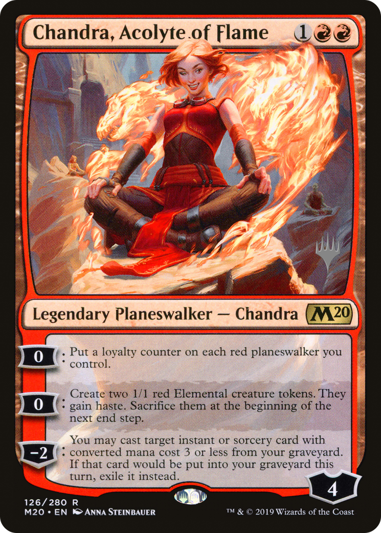 Chandra, Acolyte of Flame (PPM20-126) - Core Set 2020 Promos