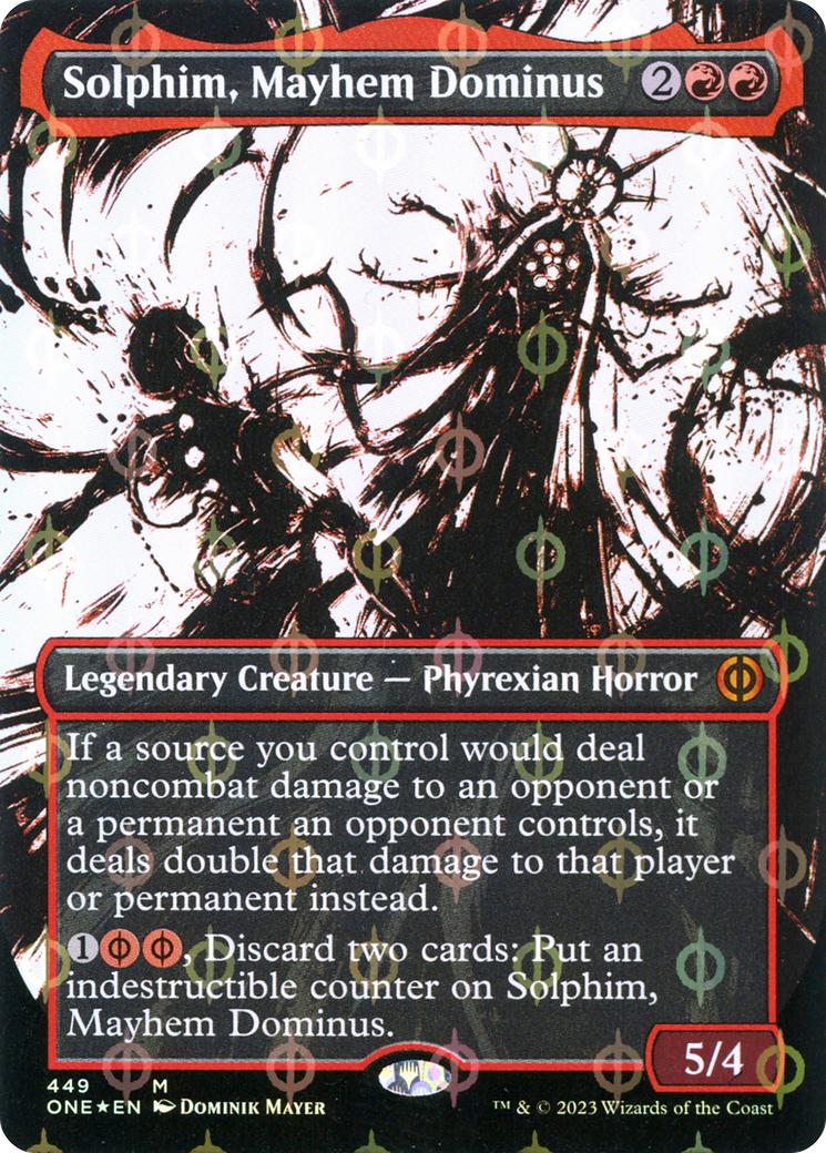 Solphim, Mayhem Dominus (Showcase) (Step-and-Compleat Foil) [ONE - 449]
