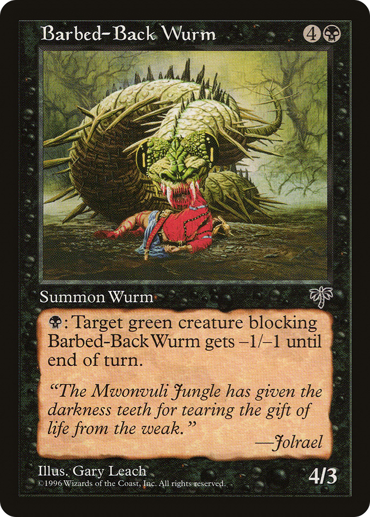 Barbed-Back Wurm [MIR - N/A]