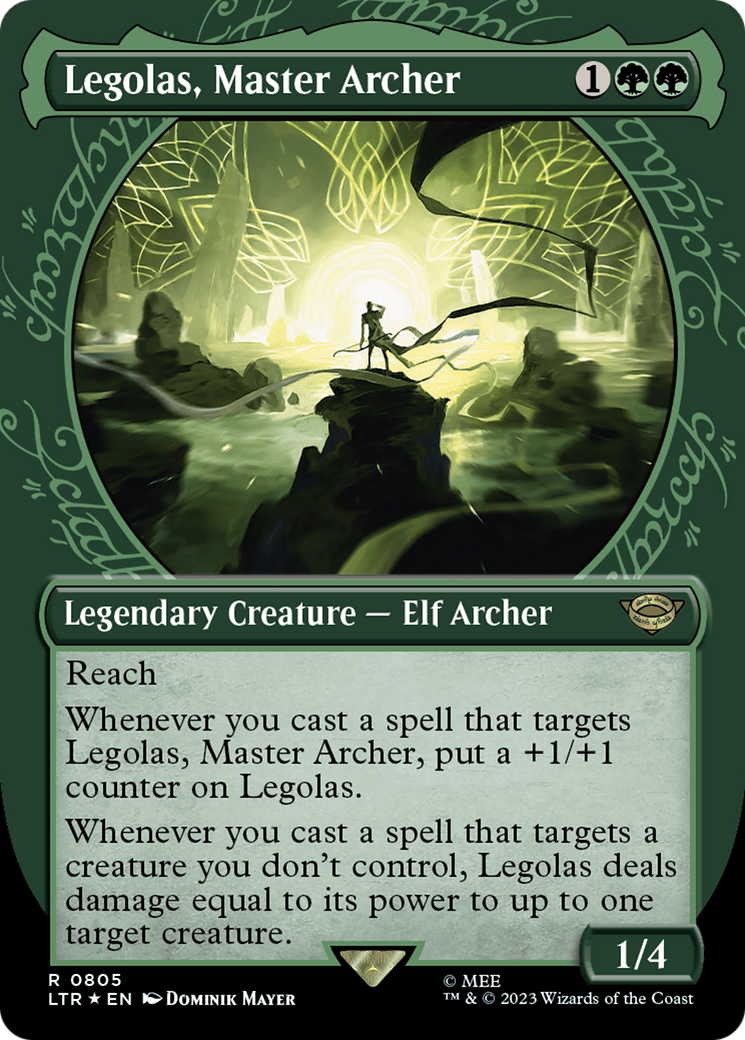 Legolas, Master Archer (Showcase) (Surge Foil) [LTR - 805]