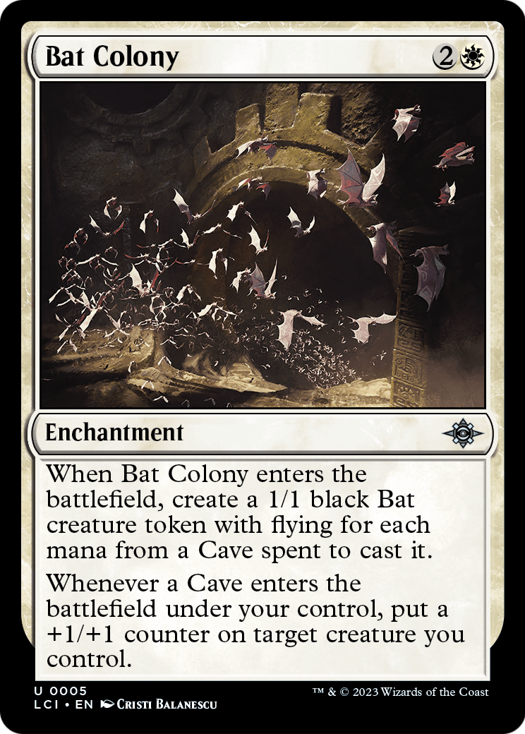 Bat Colony (LCI-005) - The Lost Caverns of Ixalan Foil