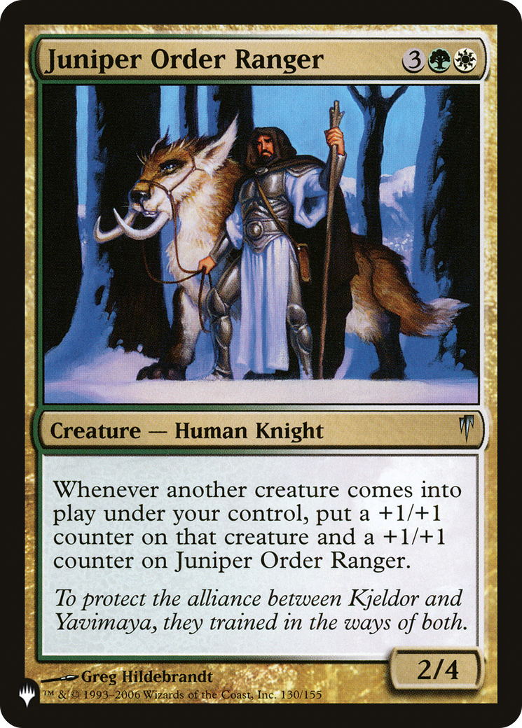 Juniper Order Ranger (LIST-130/155) - The List