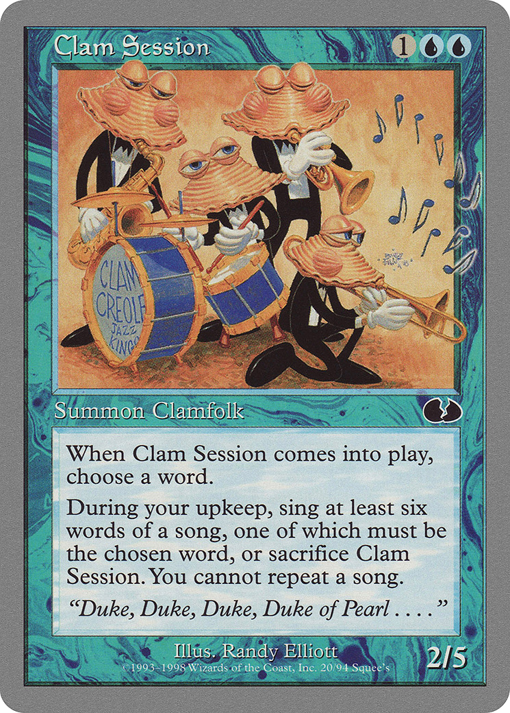 Clam Session [UGL - 20]