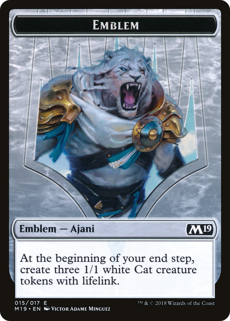 Emblem - Ajani, Adversary of Tyrants [M19 - 15]