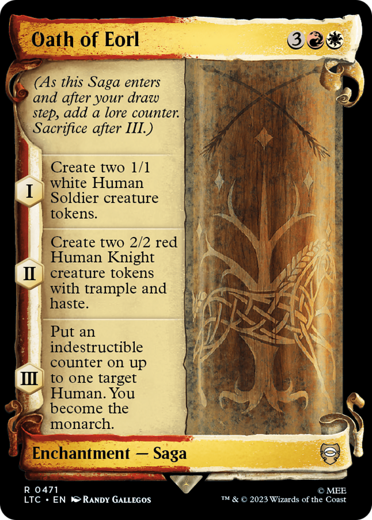 Oath of Eorl (Showcase Scrolls) [LTC - 471]