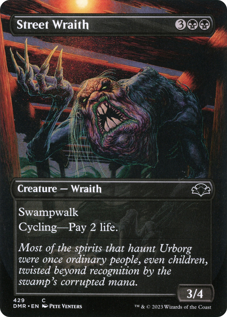 Street Wraith (Borderless) (DMR-429) - Dominaria Remastered Foil