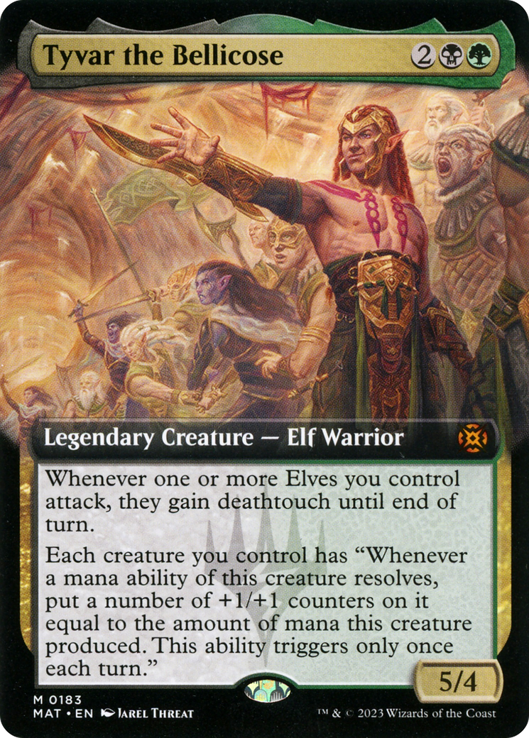 Tyvar the Bellicose (Extended Art) [MAT - 183]