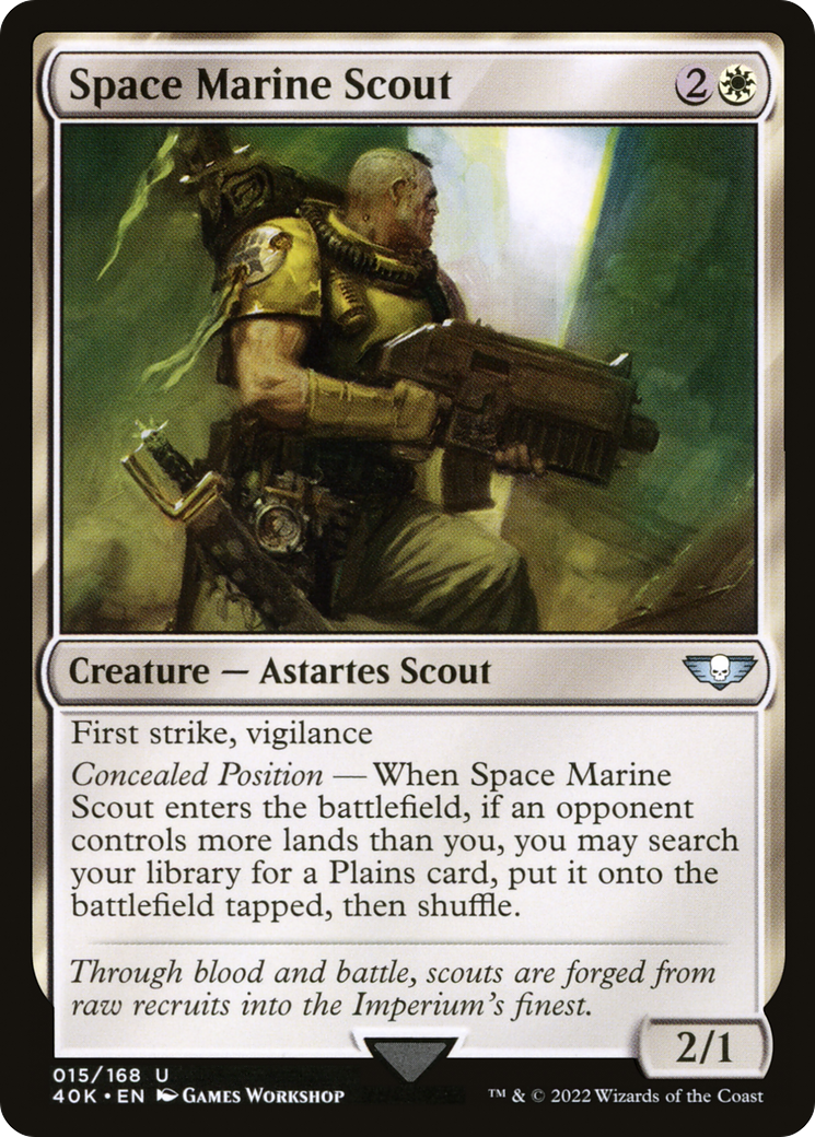 Space Marine Scout [40K - 15]