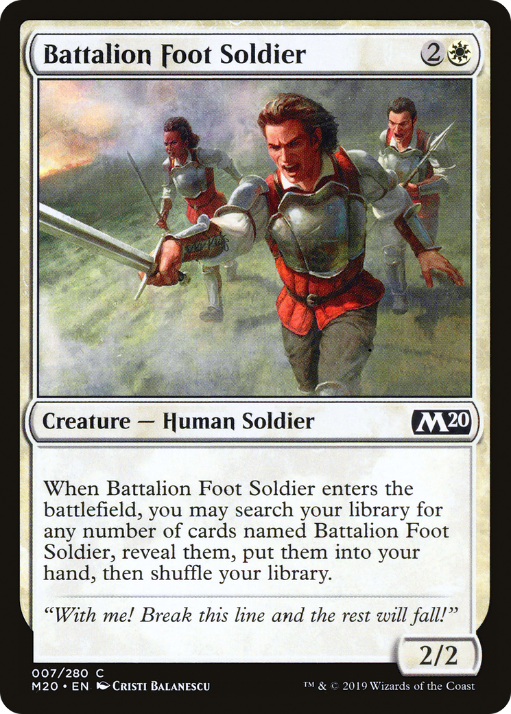 Battalion Foot Soldier [M20 - 7]