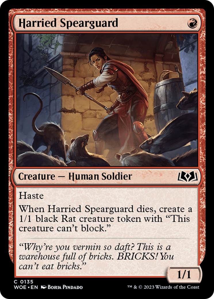 Harried Spearguard [WOE - 135]