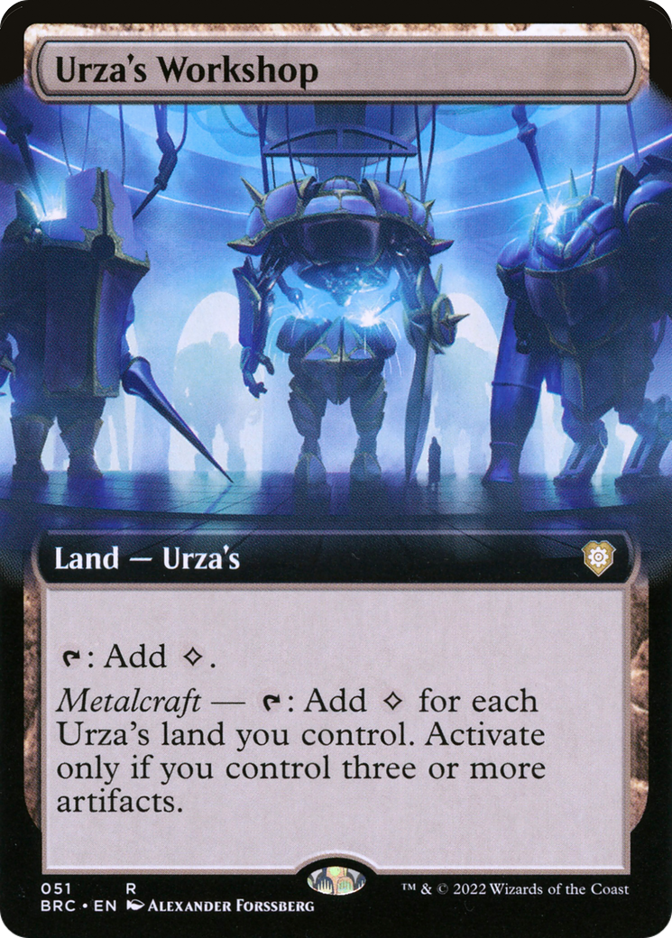 Urza's Workshop (Extended Art) [BRC - 51]