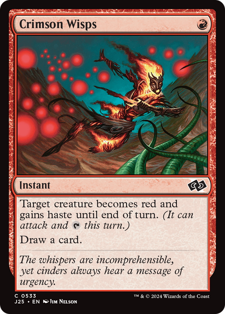 Crimson Wisps (J25-533) - Foundations Jumpstart