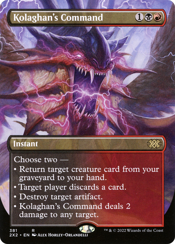 Kolaghan's Command (Borderless) [2X2 - 381]