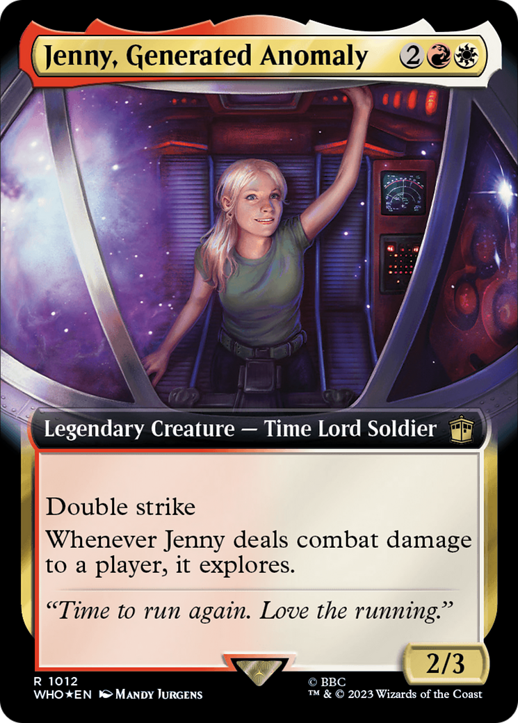 Jenny, Generated Anomaly (Extended Art) (Surge Foil) [WHO - 1012]